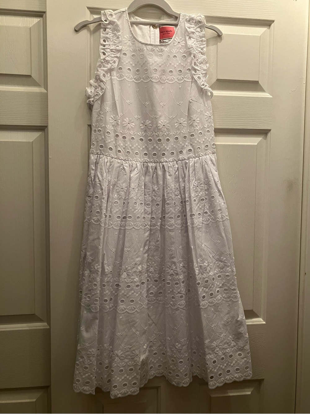Kate Spade White Eyelet Dress